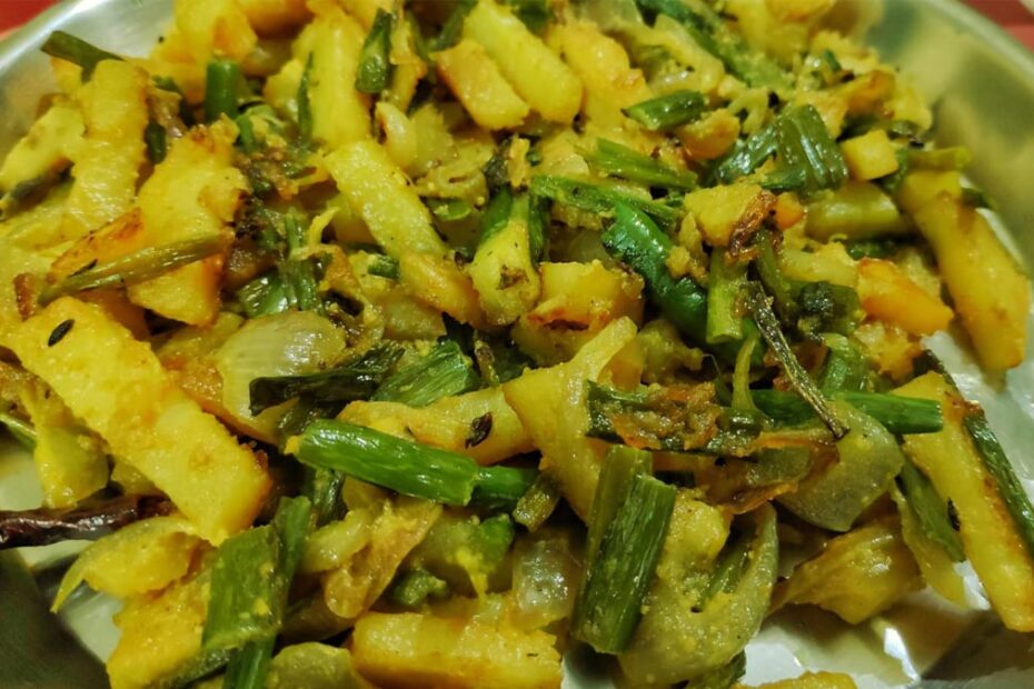 Aloo Piyajkoli Bhaja